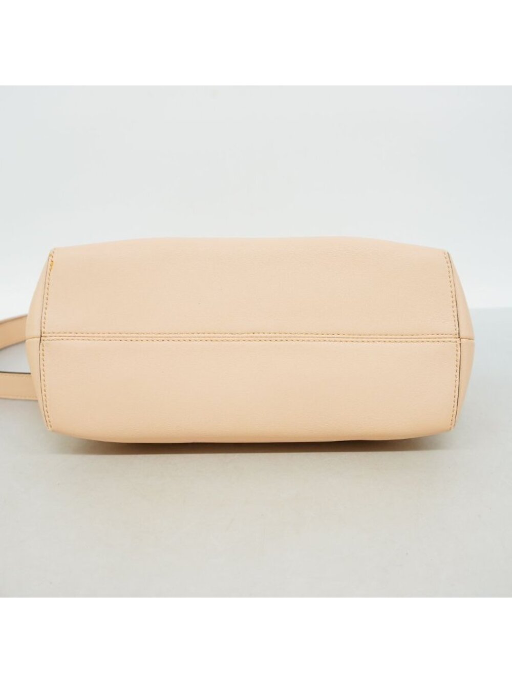 Fendi Handbag by the Way Leather Pink Beige Silver 2-Way Bag - Picture 3 of 13